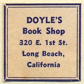 Doyle's Book Shop, Long Beach, California (26mm x 26mm)