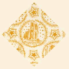 Monastery Hill Bindery [Chicago, Illinois] (wreath 15mm, repeating 4-fold pattern 33mm)