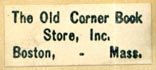The Old Corner Book Store, Boston, Massachusetts (25mm x 10mm, after 1922). Courtesy of Robert Behra.